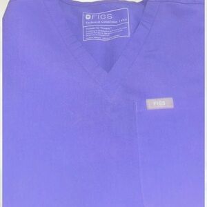 •Like New• FIGS Technical Collection Top xxs ••Limited Edition ••Indigo Purple